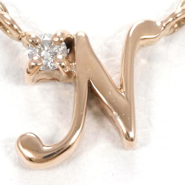 4℃ K10PG Diamond Necklace