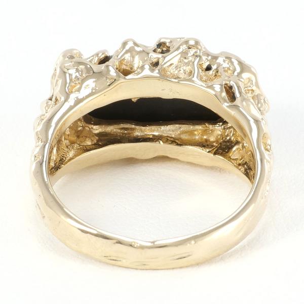 14K Yellow Gold Croissant Ring for Women, Size in Excellent Condition