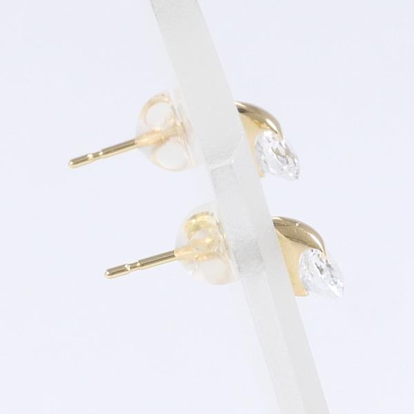 K18 Yellow Gold Zirconia Earrings