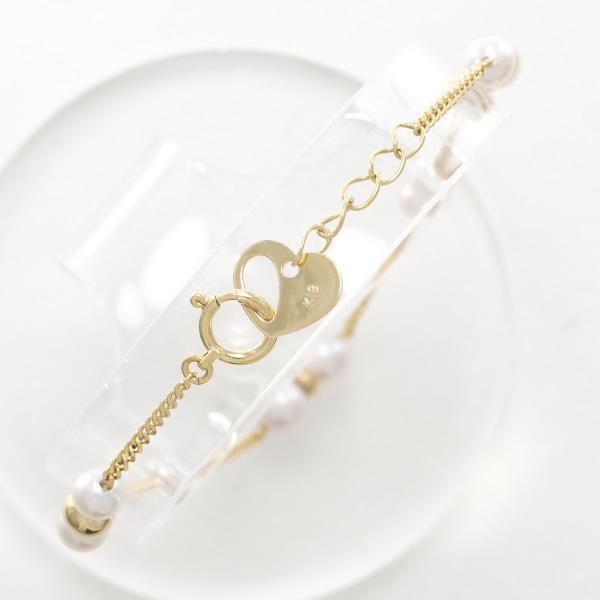 K18 Yellow Gold Pearl Bracelet