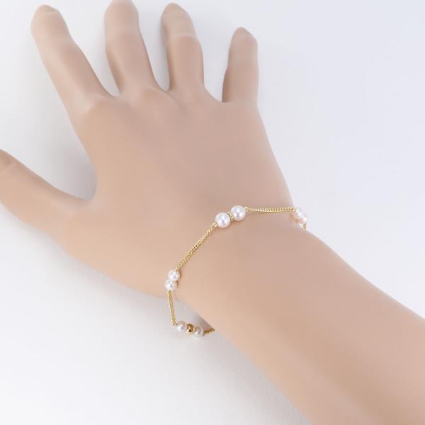 K18 Yellow Gold Pearl Bracelet