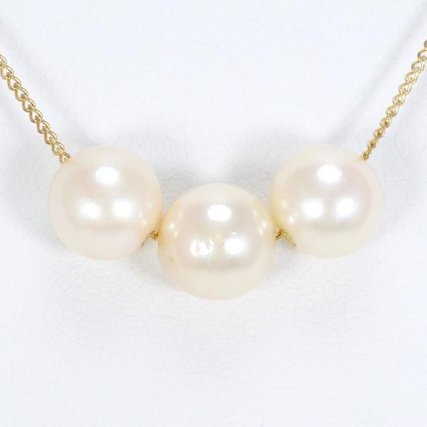 K18 Yellow Gold Pearl Necklace