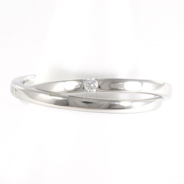 Platinum & Diamond Logo Ring