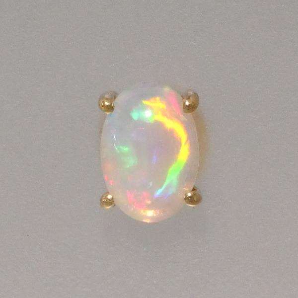 K18 Yellow Gold Opal Earrings in Excellent Condition