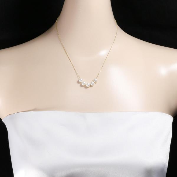 K18 Yellow Gold Pearl Necklace