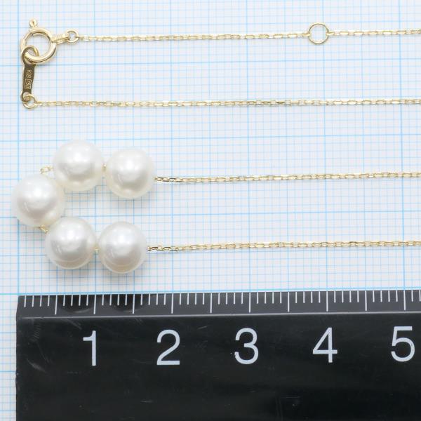 K18 Yellow Gold Pearl Necklace