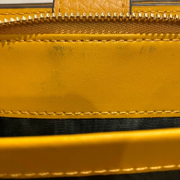 Furla Yellow Leather Bifold Wallet in Great Condition