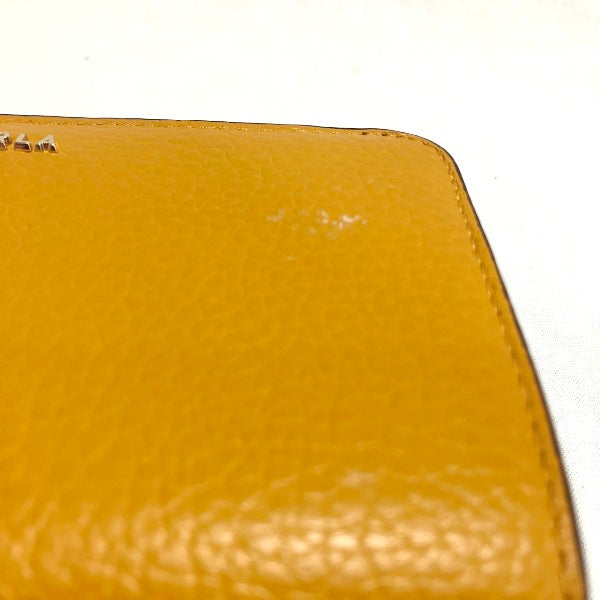 Furla Yellow Leather Bifold Wallet in Great Condition