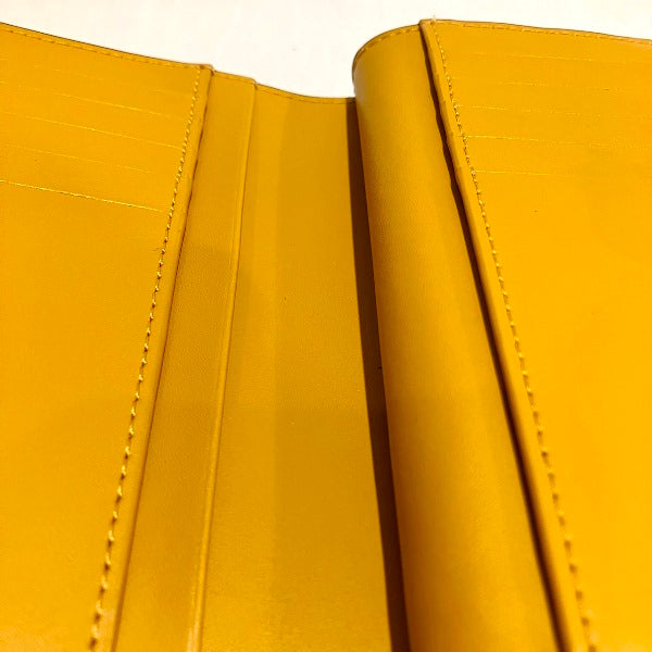 Furla Yellow Leather Bifold Wallet in Great Condition