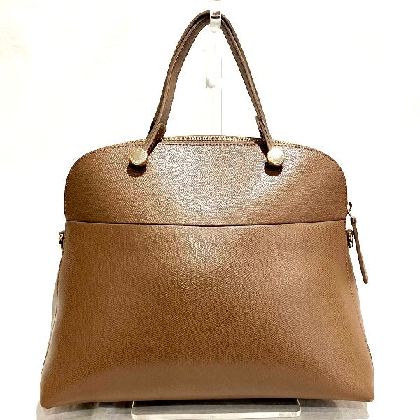 Furla Brown Leather Handbag in Good Condition