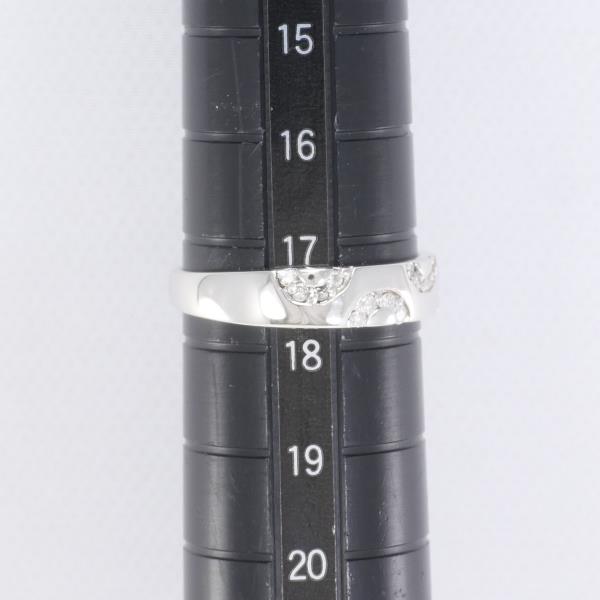 PT900 Platinum Diamond Ring 17.5