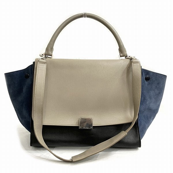 Celine Trapeze 2WAY Leather Handbag