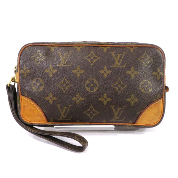 Louis Vuitton Monogram Marly Dragonne Clutch Bag M51825 in Good Condition