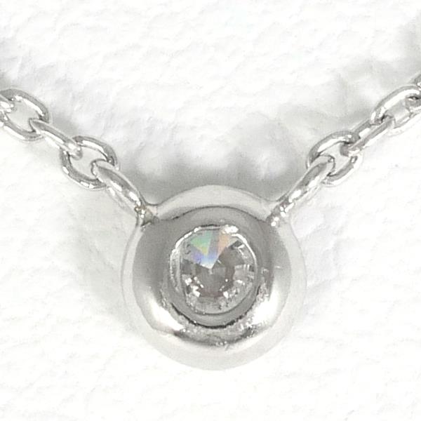 PT900 Platinum PT850 Necklace Diamond in Excellent Condition