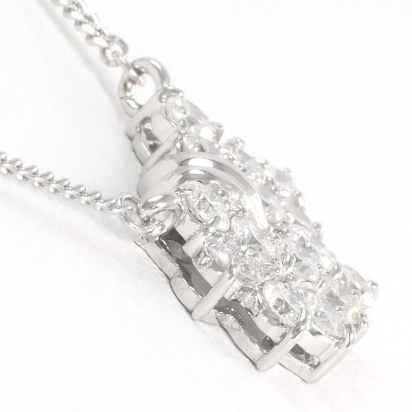 PT850 Platinum Diamond Necklace in Excellent Condition