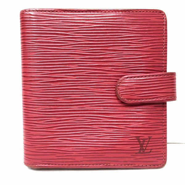 Louis Vuitton Epi Leather Compact Wallet M63557 in Good Condition