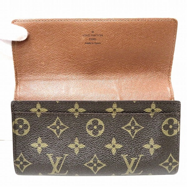 Louis Vuitton Monogram Long Wallet M61818 in Good Condition