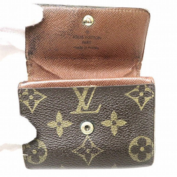 Louis Vuitton Monogram Coin Case M61930 in Fair Condition