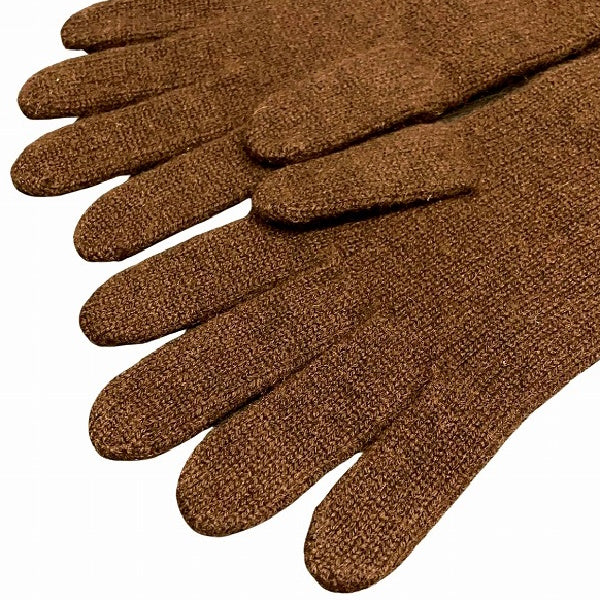 Hermes Long Gloves Brown for Women in Great Condition