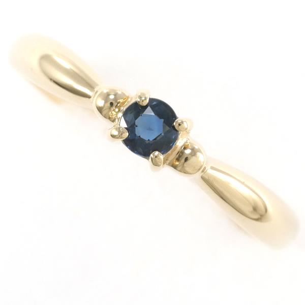 K9 Yellow Gold Sapphire Ring