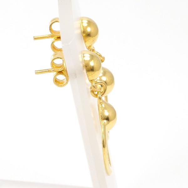 Heart-Motif Earrings in K22YG Gold for Women