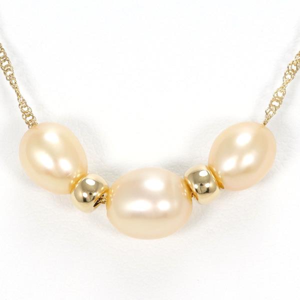 K18 Yellow Gold Pearl Necklace