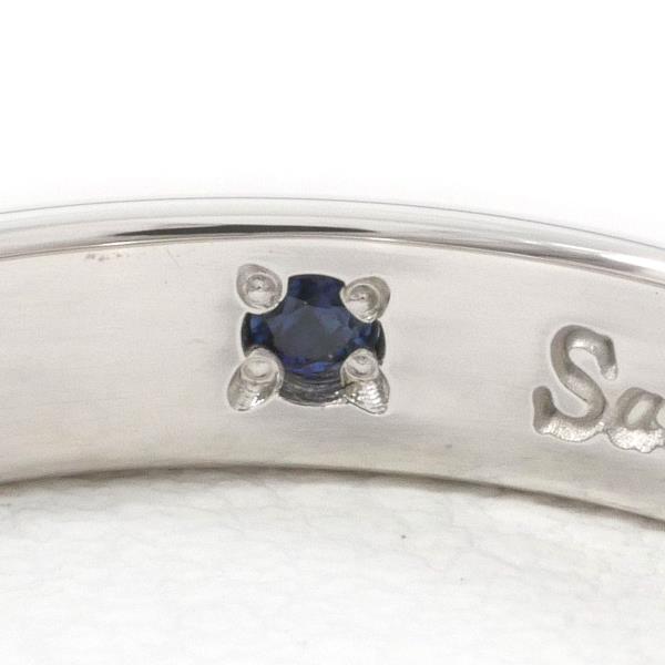 Sapphire PT1000 Platinum Ring in Excellent Condition