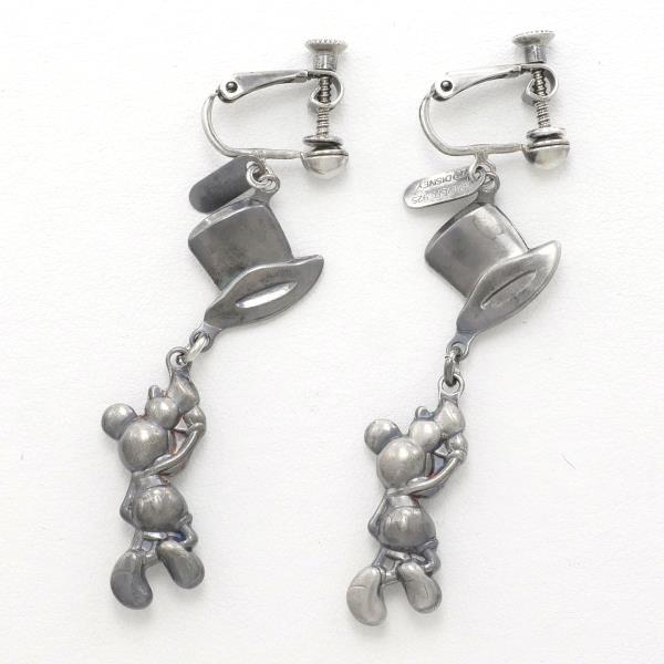 Disney Mickey Mouse Silver Earrings 925 in Pristine Condition