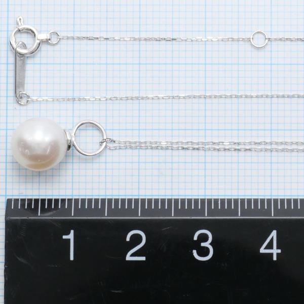 K18 White Gold Pearl Necklace