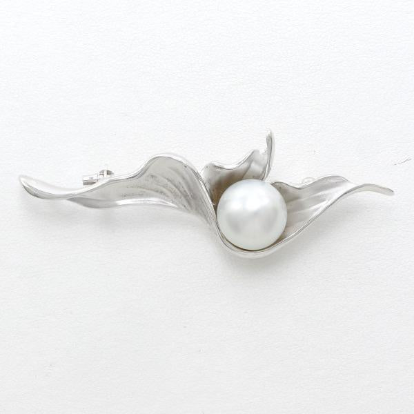 Silver Pearl Pendant Brooch in Pristine Condition