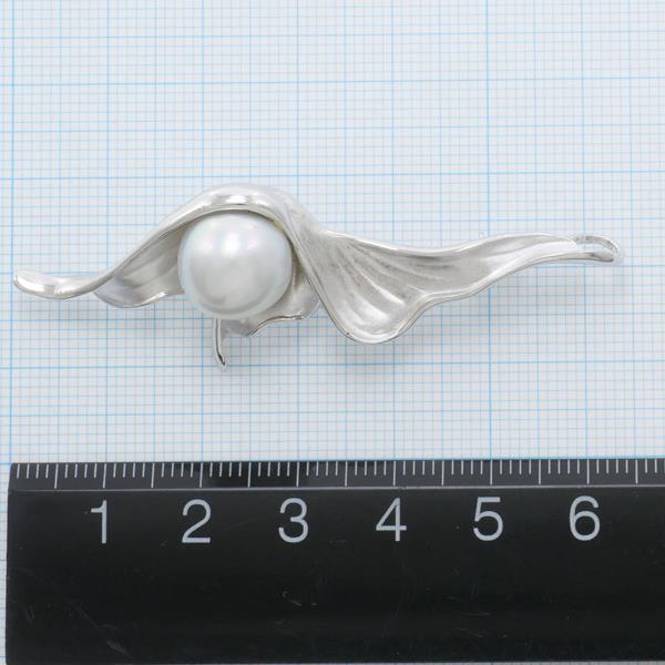 Silver Pearl Pendant Brooch in Pristine Condition