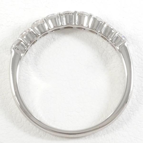 Platinum PT900 Ring, Size 9, with 0.50ct Diamond, Total Weight Approximately 2.4g