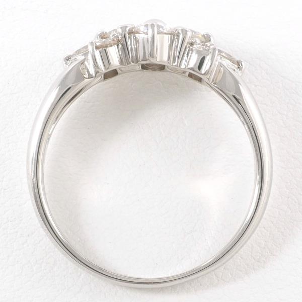 PT900 Platinum Diamond Ring Size 13