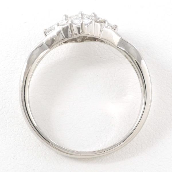 PT900 Platinum Ring with 0.73ct Diamond, Size 13, 5.5g Total Weight, Women's Jewelry