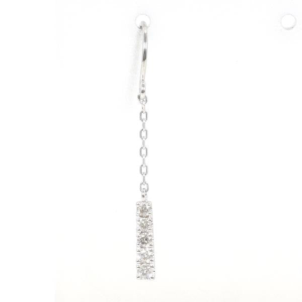 PT900 Platinum Diamond Earring 0.10ct in Great Condition