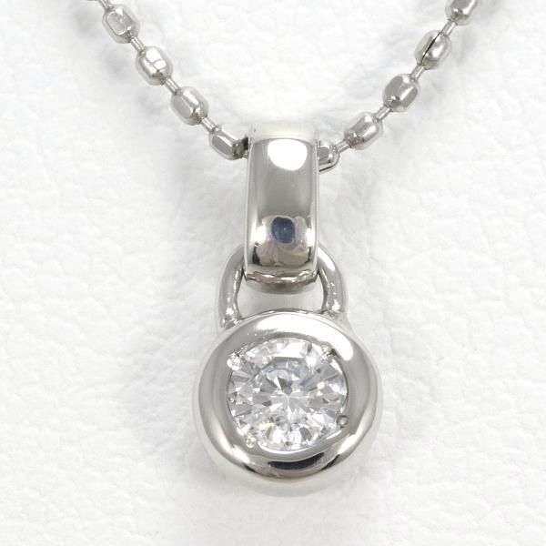 Take Up PT850 Platinum Diamond Necklace in Excellent Condition