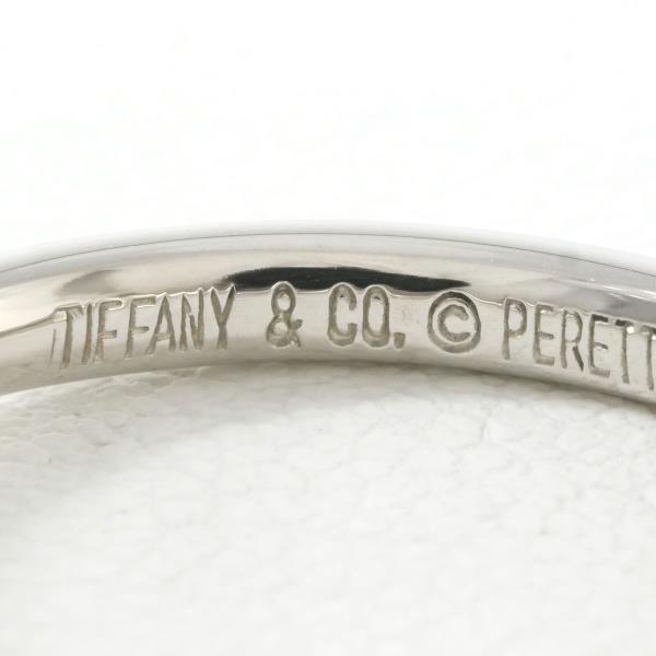 Tiffany & Co PT950 Platinum Curved Band Ring Size 7 in Excellent Condition