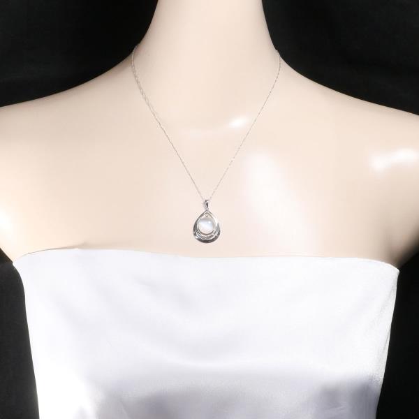 PT850 Platinum Moonstone Necklace