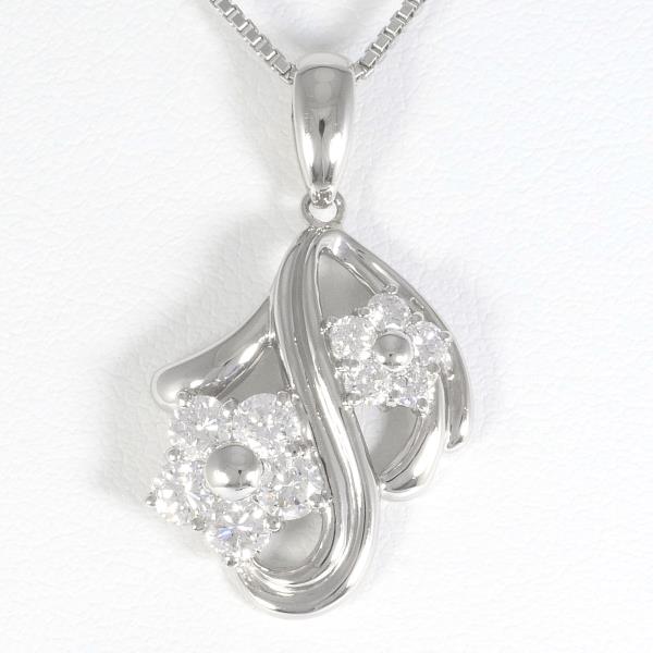 Platinum PT900 PT850 Diamond Necklace