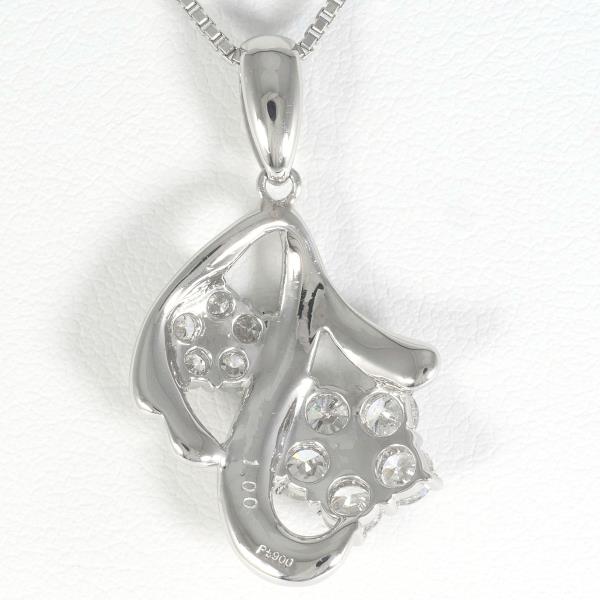 Platinum PT900 PT850 Diamond Necklace