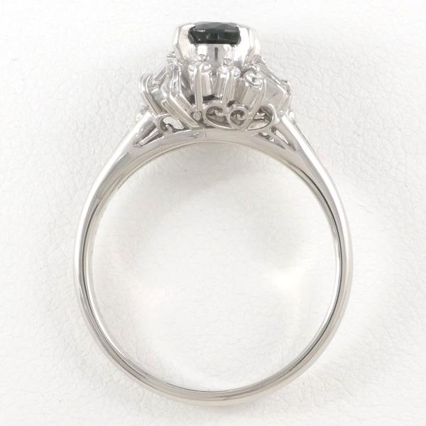 Pre-Owned Ladies' Ring, Size 11.5 with S0.64ct D0.24ct 0.10ct Diamonds in Platinum PT900/Sapphire 100302050a700788
