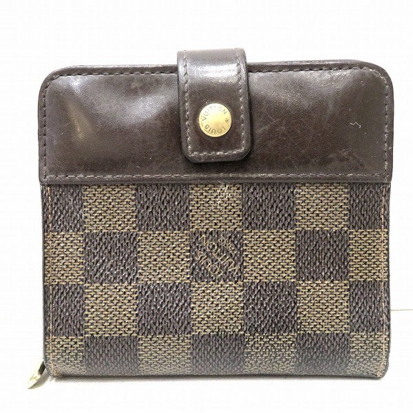 Louis Vuitton Damier Compact Zip Wallet N61668 in Good Condition