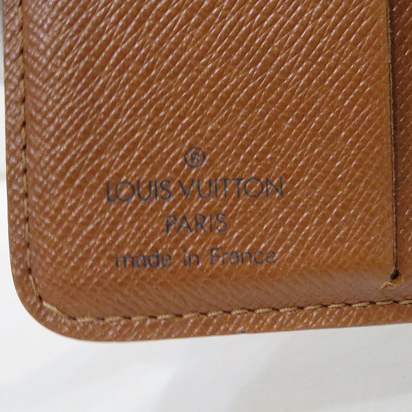 Louis Vuitton Monogram Compact Zip Wallet M61667 in Fair Condition