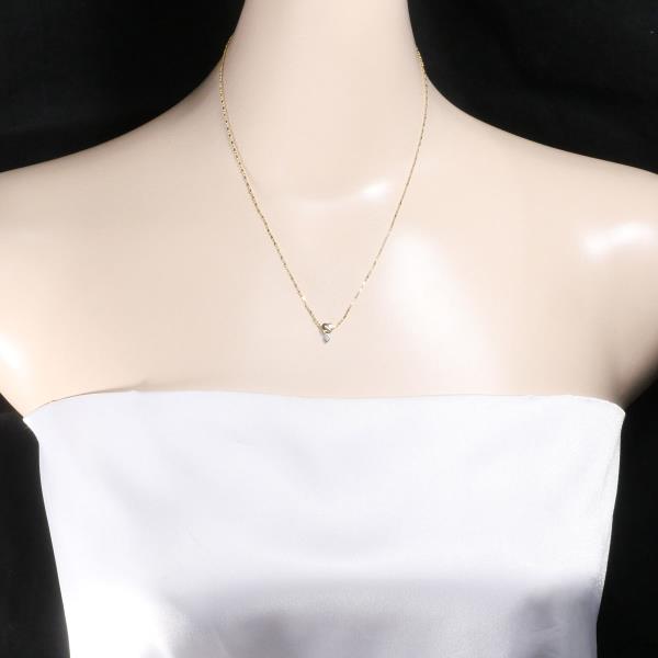 14K Yellow Gold Zirconia Necklace