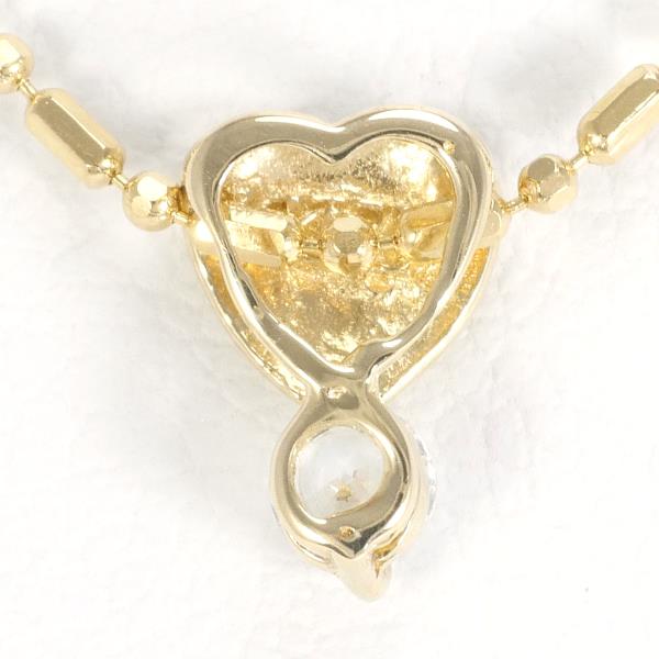 14K Yellow Gold Zirconia Necklace