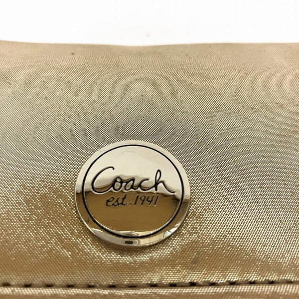 Coach Gold Clutch Bag