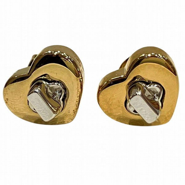 Coach Heart Turnlock Earrings F54490 in Great Condition