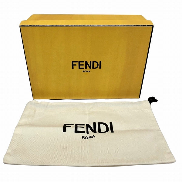 Fendi Leather Selleria Peekaboo Bifold Wallet 8M0308 in Great Condition