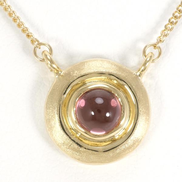 Necklace in K18 Yellow Gold/Pink Tourmaline for Women in Excellent Condition