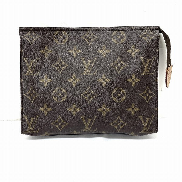 Louis Vuitton Monogram Pochette Toiletry 19 Clutch Bag M47544 in Fair Condition